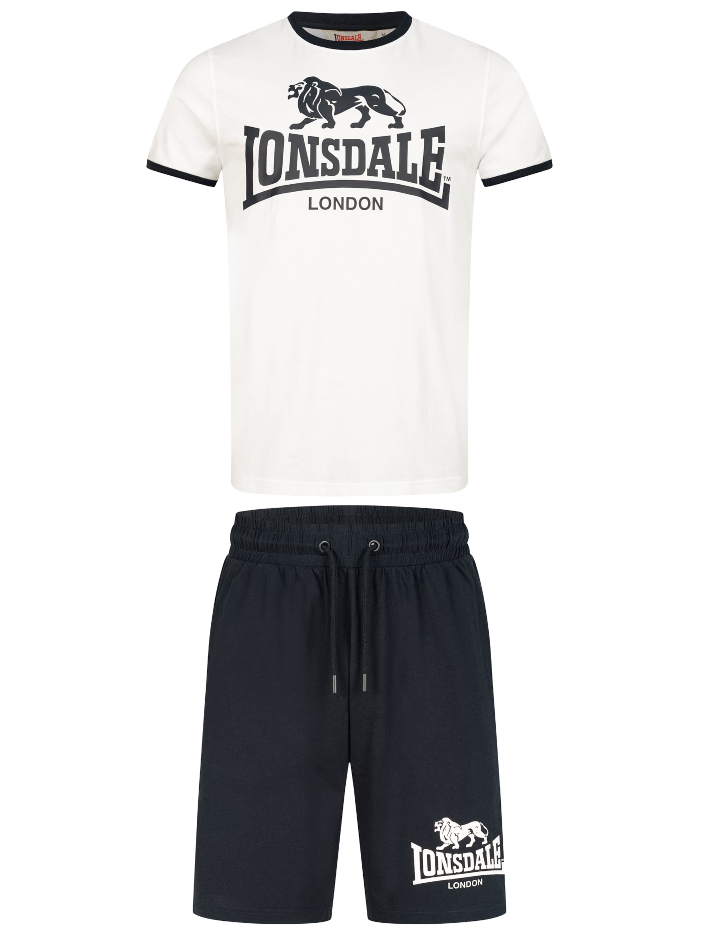LONSDALE - Fato de jogging ' MAIST ' em preto: frente