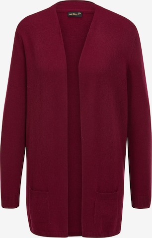 Goldner Knit Cardigan in Red: front