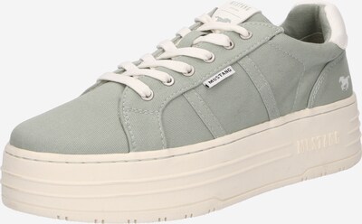 MUSTANG Sneaker in khaki / weiß, Produktansicht