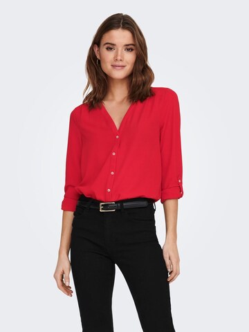 ONLY Blouse in Rood: voorkant