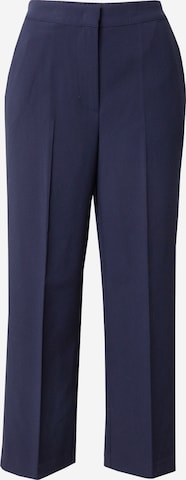 NÜMPH Regular Pleated Pants 'RONJA' in Blue: front