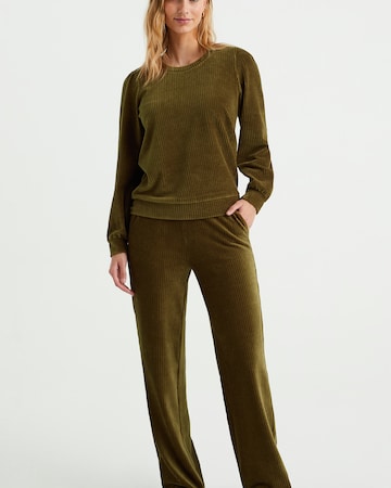 Wide Leg Pantalon WE Fashion en vert