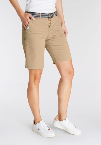 DELMAO Regular Chino Pants in Beige