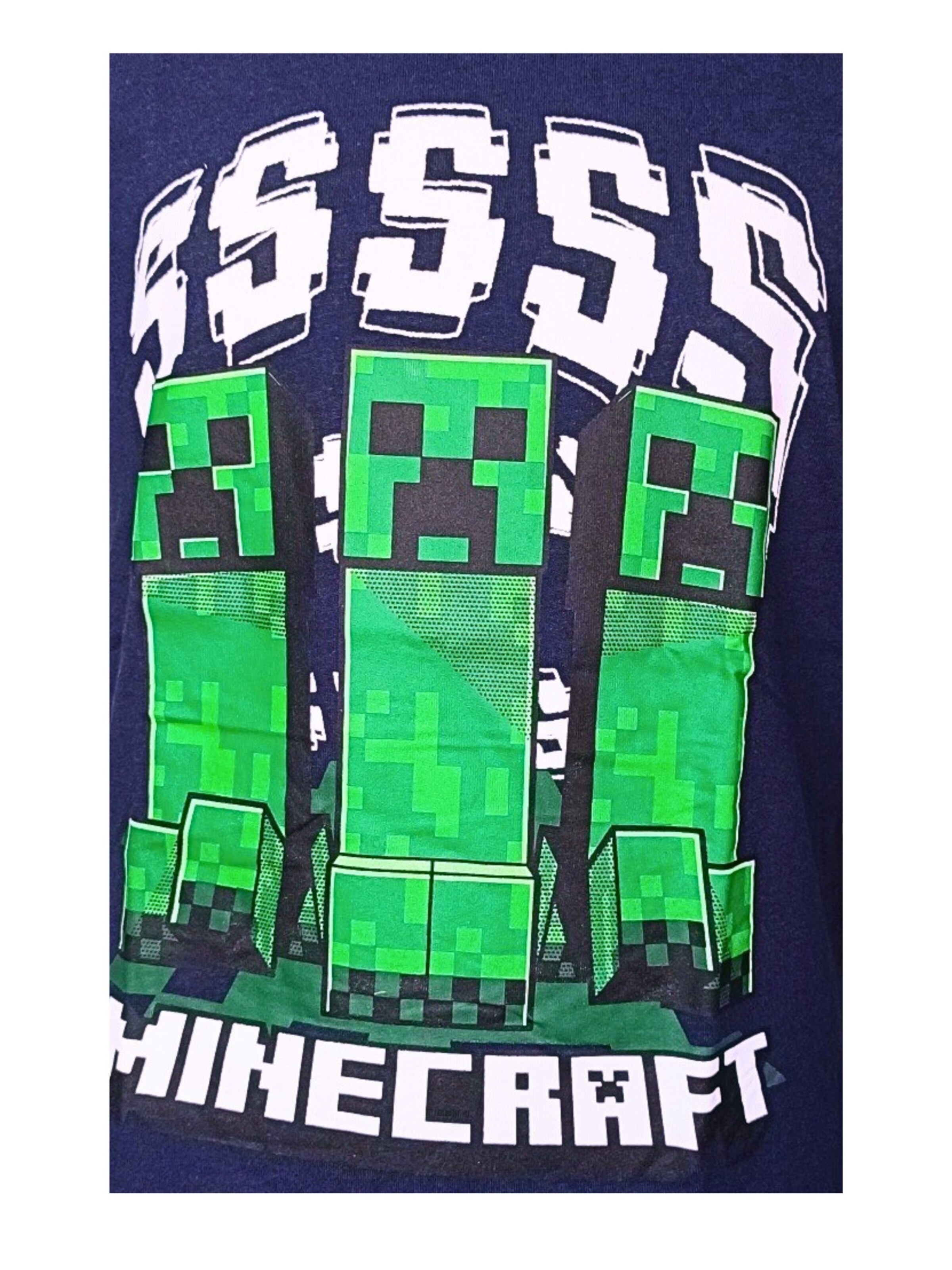 Minecraft Shirt 'Creeper' in Blue