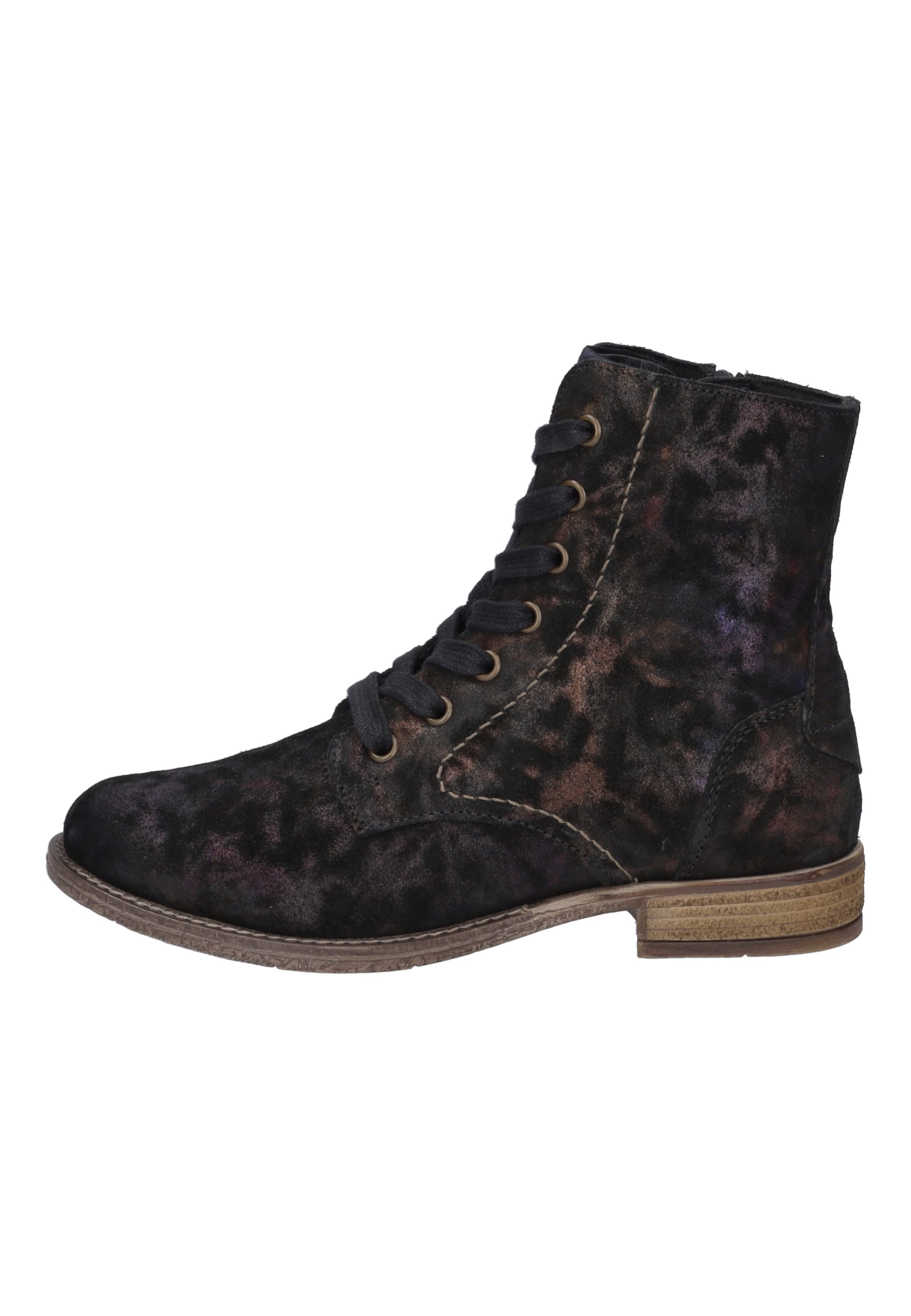 JOSEF SEIBEL Schnürstiefelette 'Sienna 82' in Lila: Vorderseite