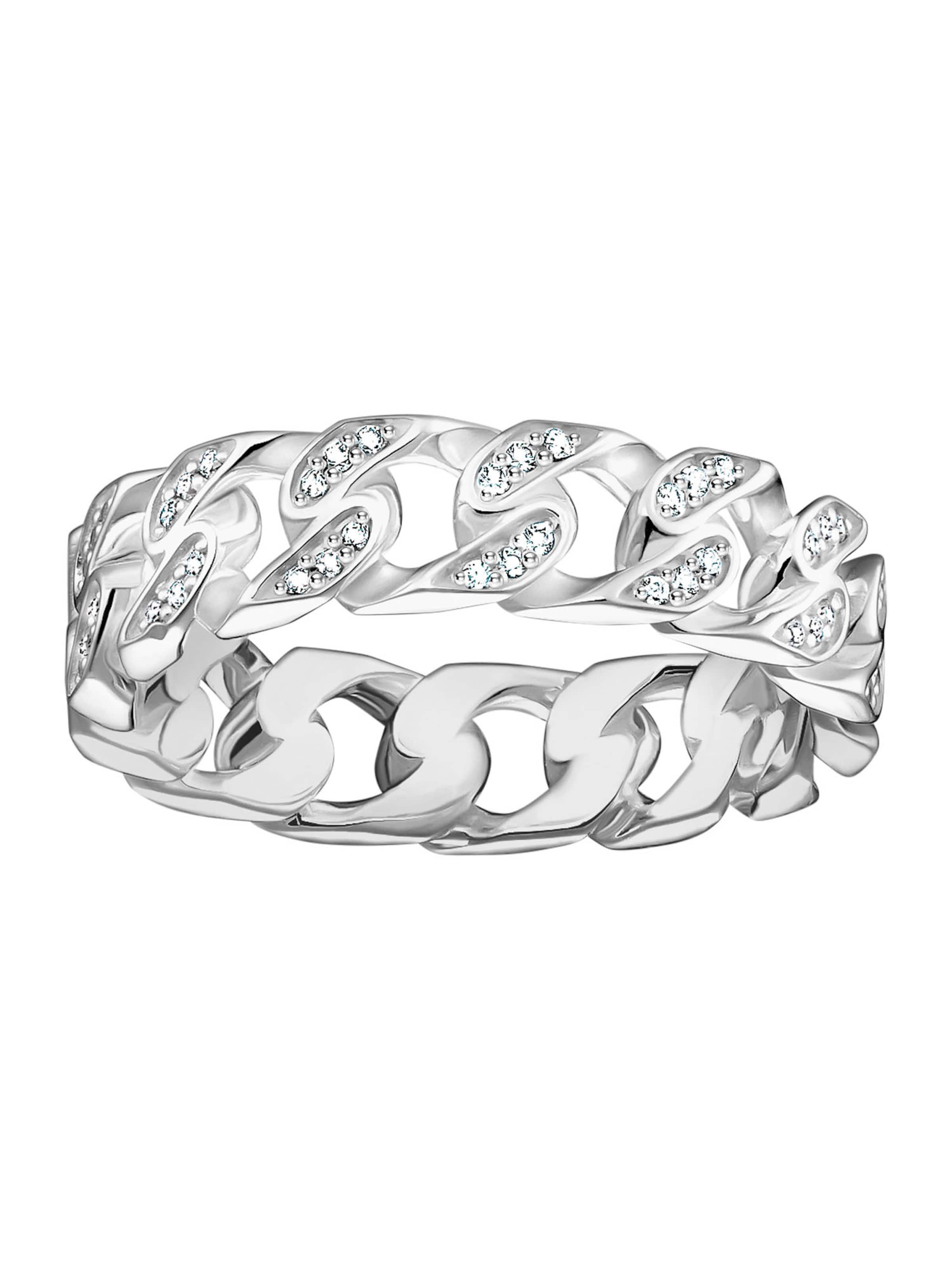 Thomas Sabo Ring in Silver / Transparent, Item view