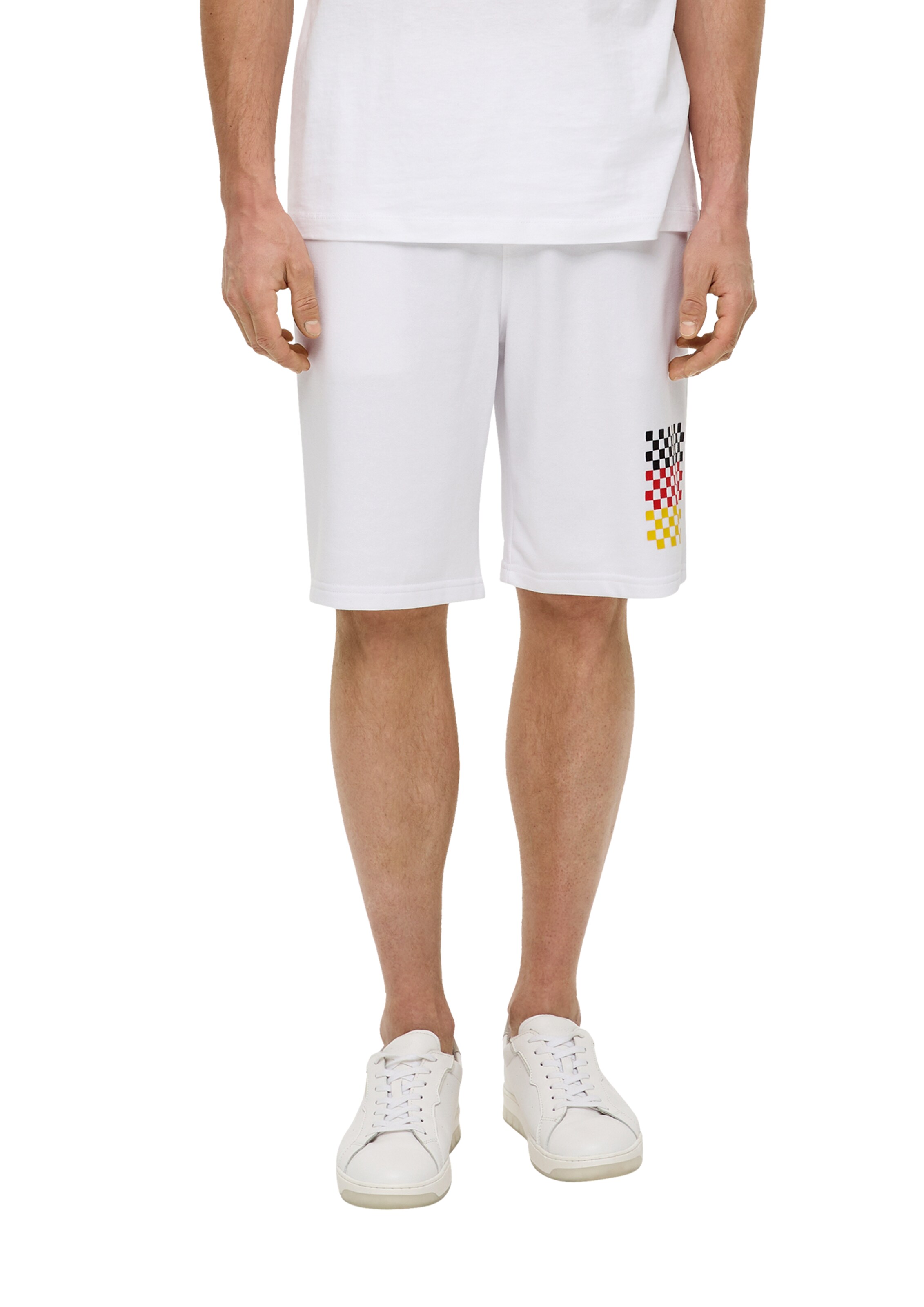 s.Oliver Ohlapna forma Hlače | bela barva: sprednja stran