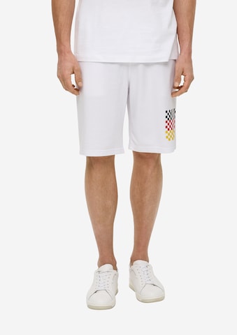 s.Oliver Loose fit Pants in White: front