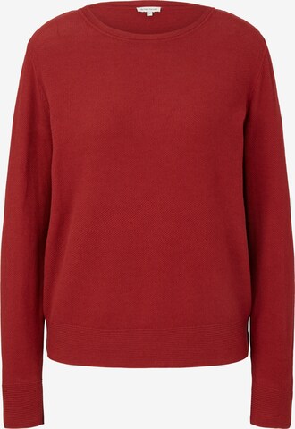 TOM TAILOR - Pullover em vermelho: frente