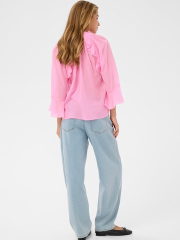 Kaffe Блузка 'KAFlora' в Ярко-розовый