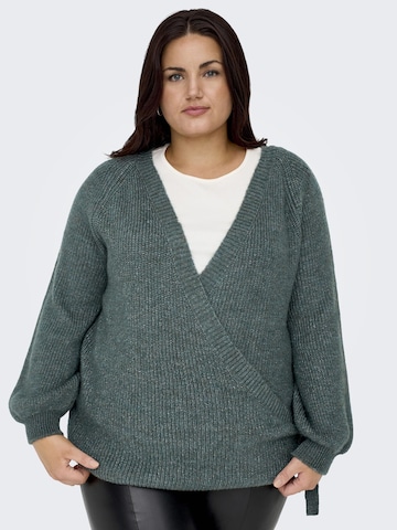 ONLY Carmakoma Pullover in Grün