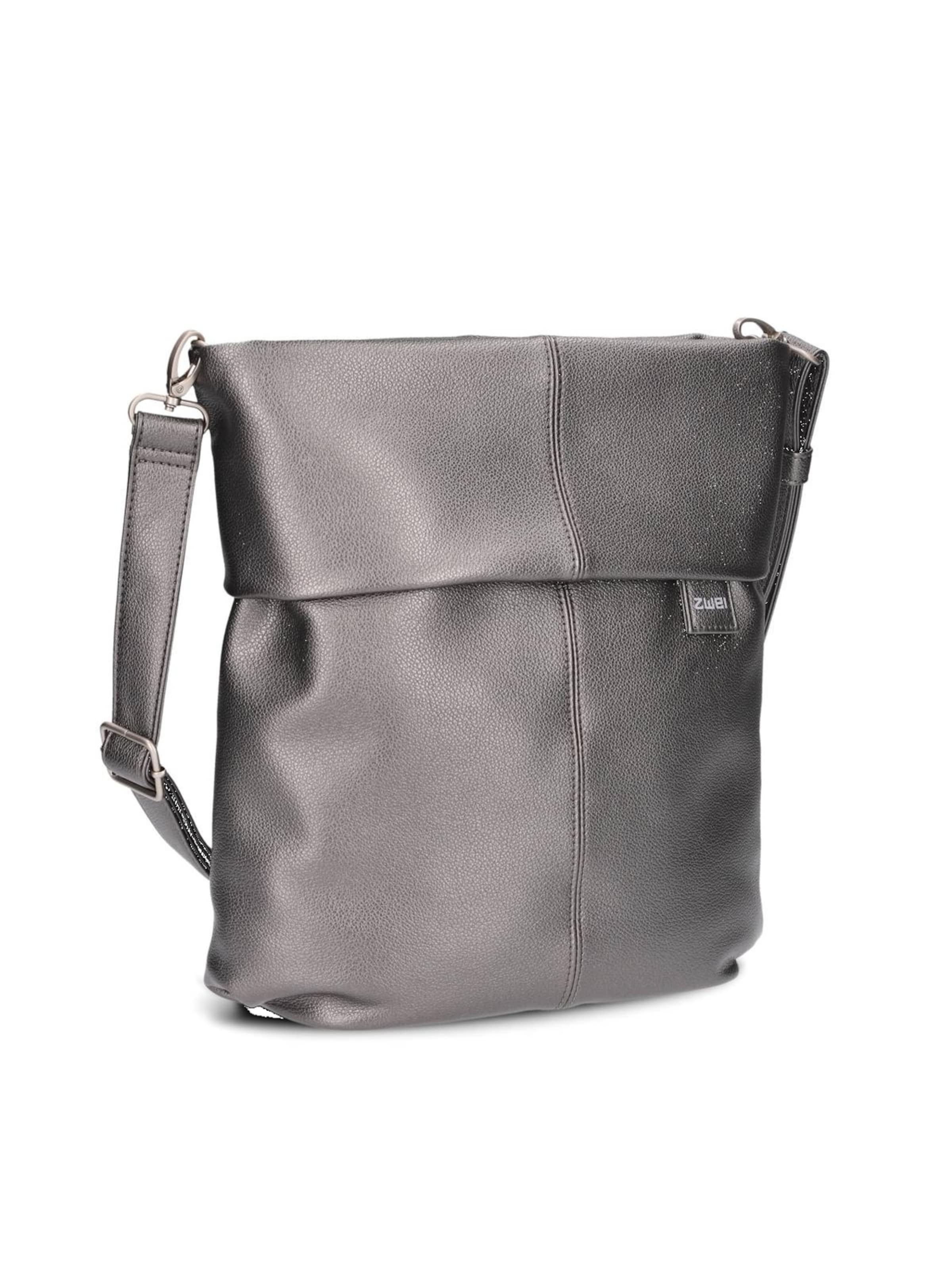 ZWEI Handbag 'MADEMOISELLE.M M12' in Silver: front