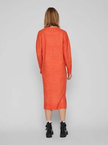 VILA Pletené šaty 'Mathilda' - oranžová