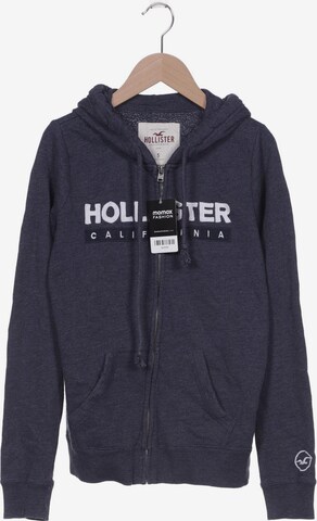HOLLISTER Sweatshirt & Zip-Up Hoodie in S in Blue: front
