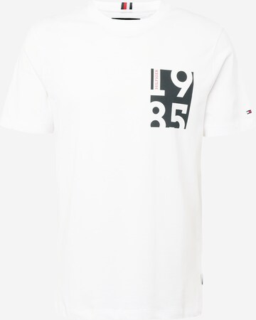 T-Shirt TOMMY HILFIGER en blanc : devant