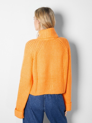 Bershka Pullover in Orange