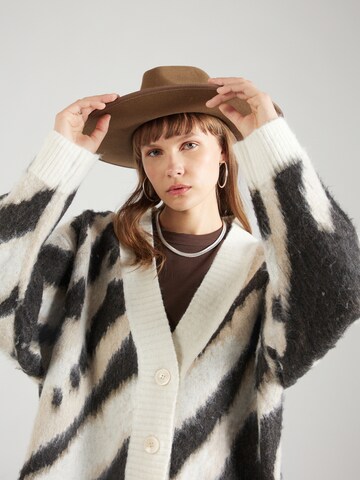 Warehouse Knit Cardigan in Brown