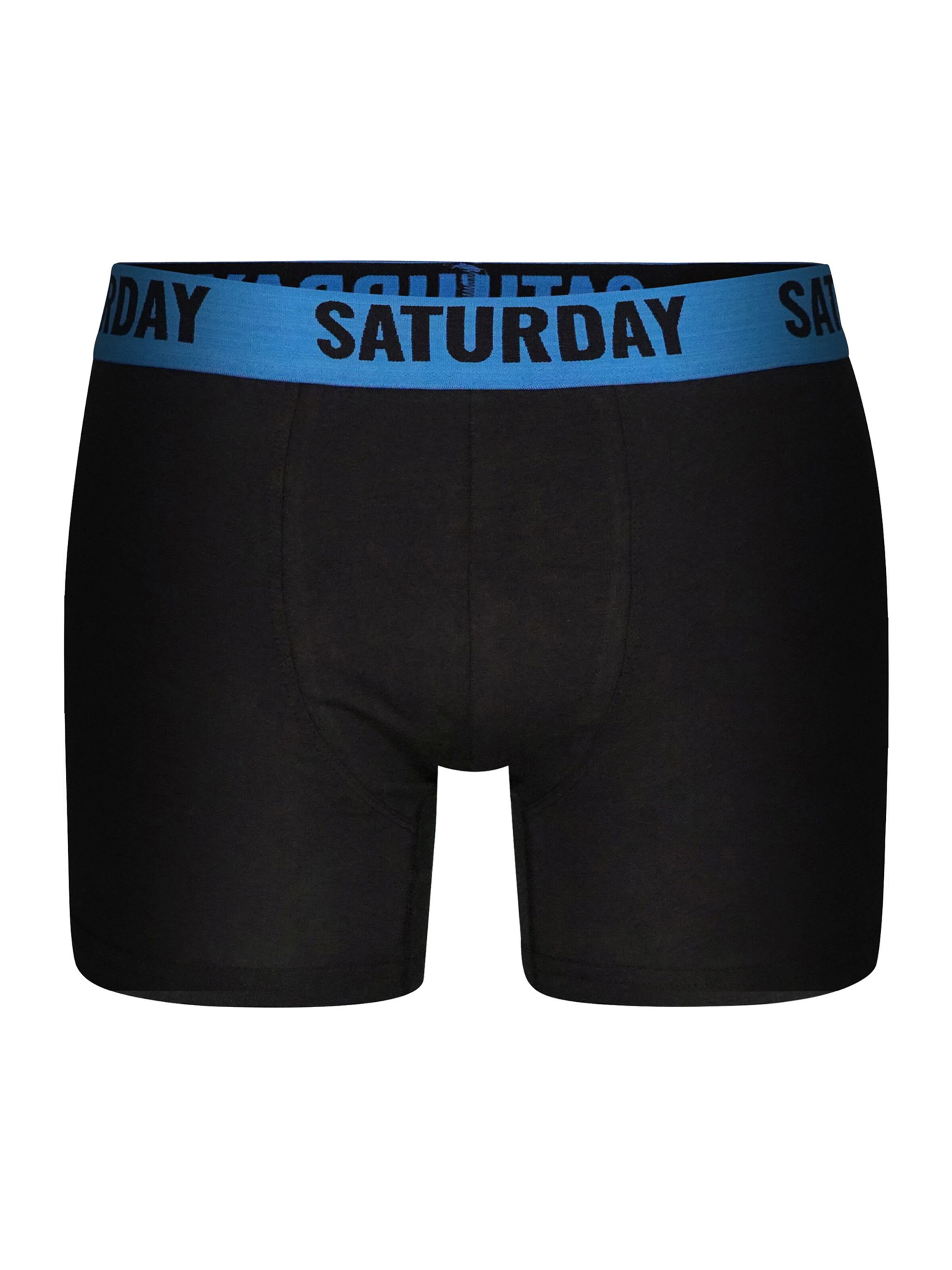 Boxer 'Monday Sunday' di Happy Shorts in nero