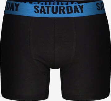 Boxers ' Monday Sunday ' Happy Shorts en noir