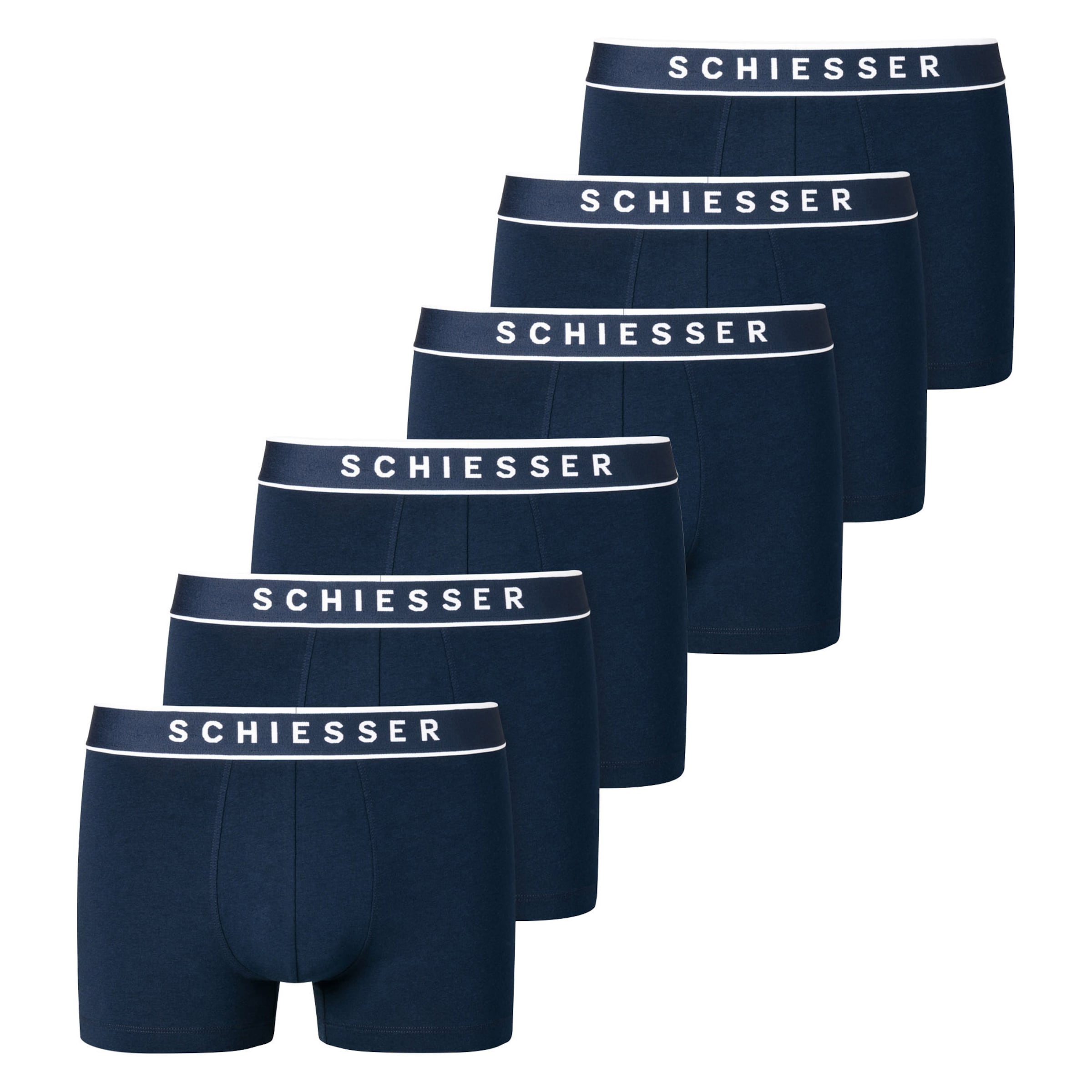 SCHIESSER Boksershorts i blå: forside