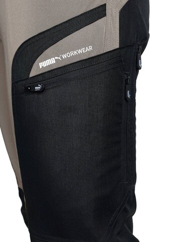 PUMA Workwear Regular Outdoor Pants 'ProOne' in Brown