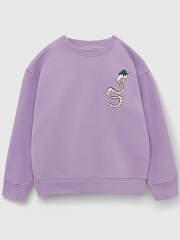 Play Play Pauly Sweatshirt 'CHECKER TOBI' in Purple: front
