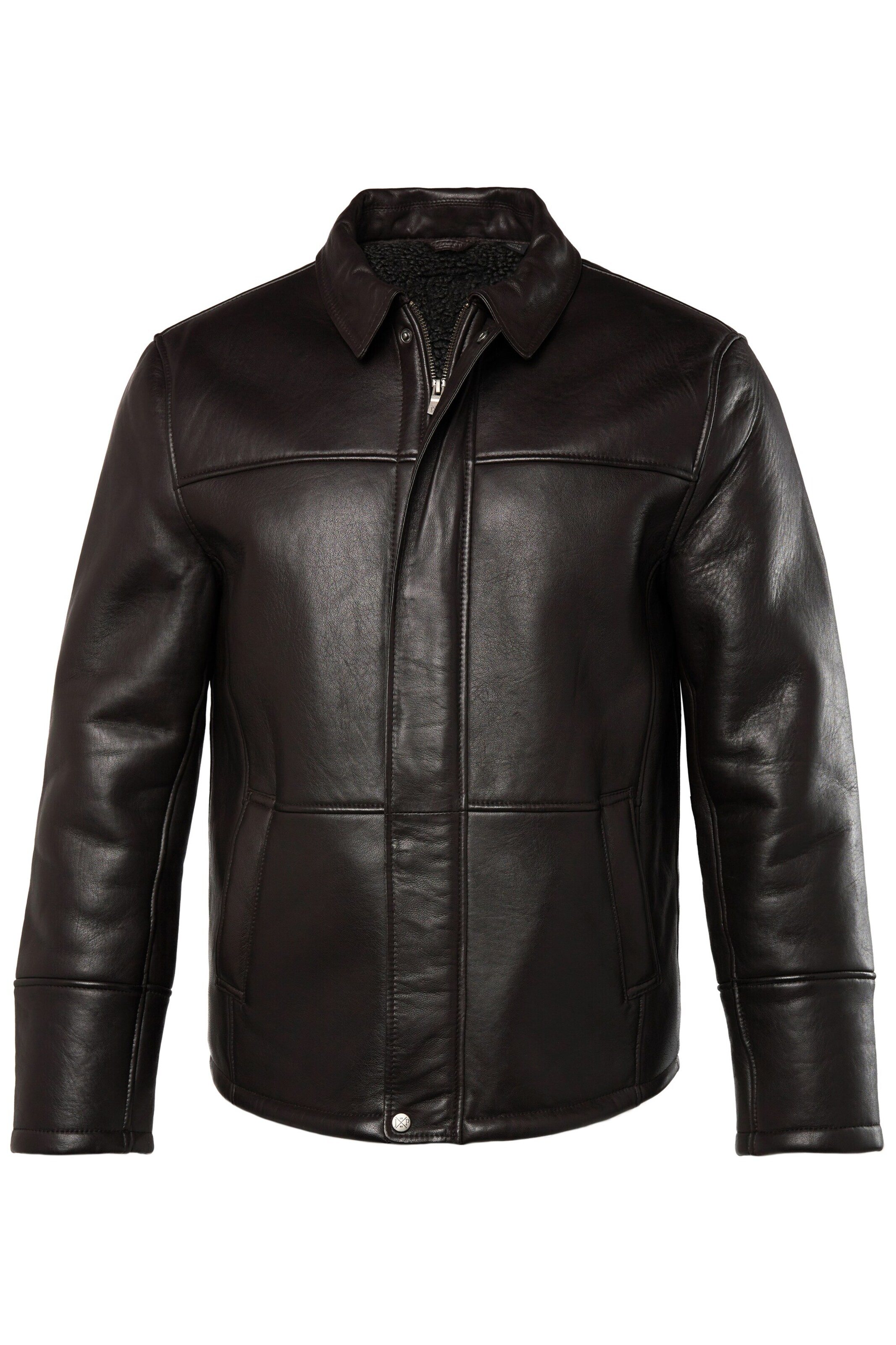 JP1880 Between-season jacket in Brown: front