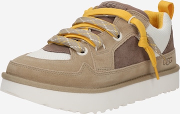 UGG Низкие кроссовки 'Lo Lowmel' в Желтый: спереди