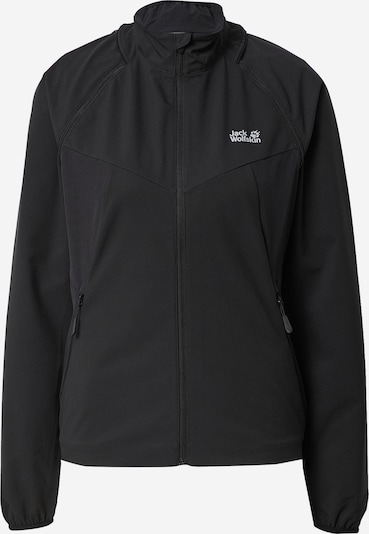 JACK WOLFSKIN Athletic Jacket 'TANDEM' in Black / White, Item view