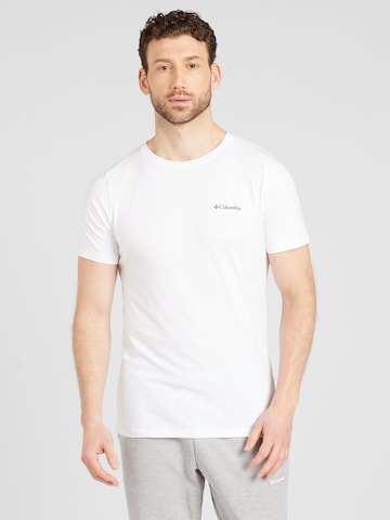 COLUMBIA - Camiseta funcional 'Rapid Ridge' en blanco