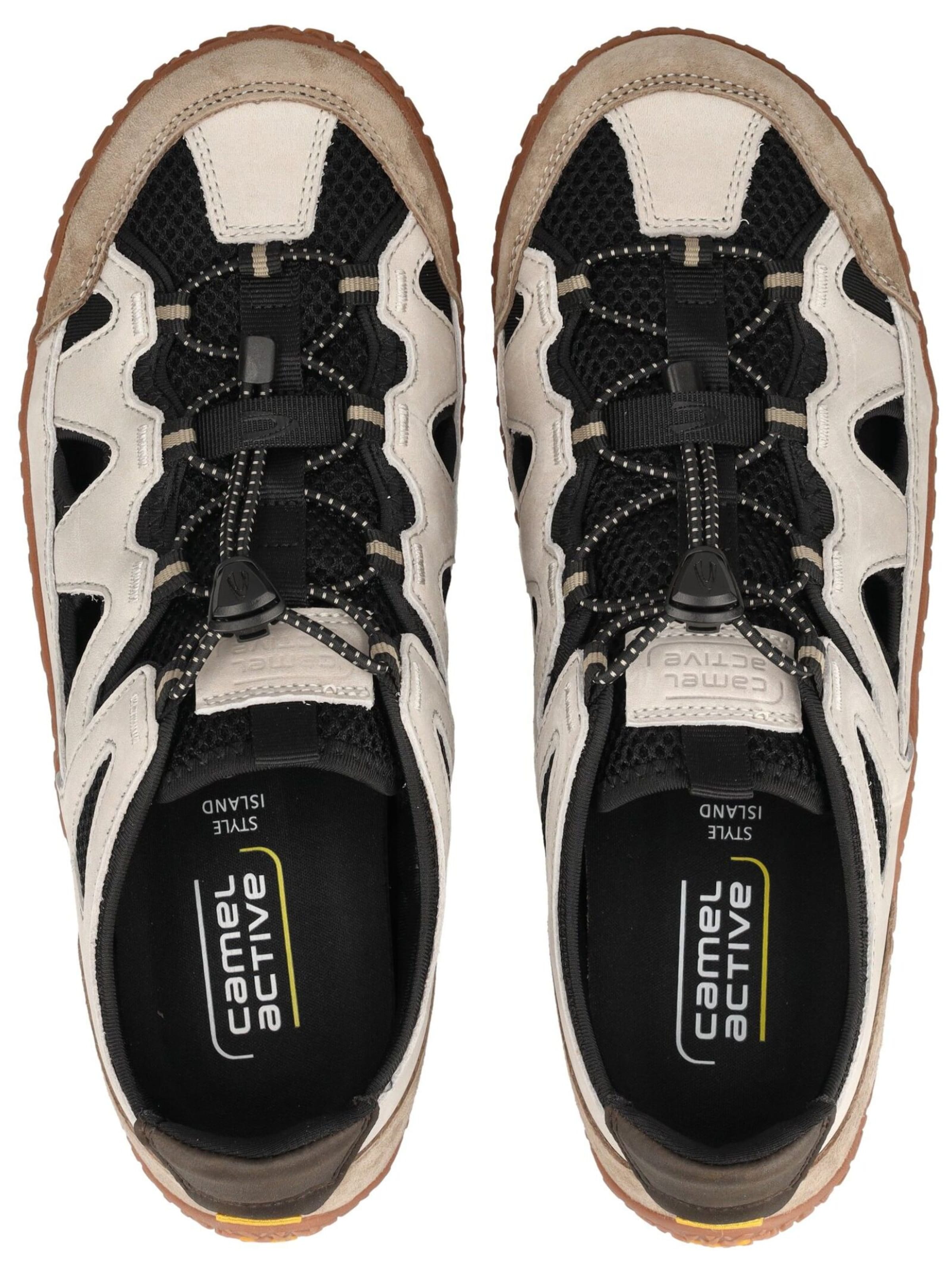 CAMEL ACTIVE Athletic lace-up shoe in Beige