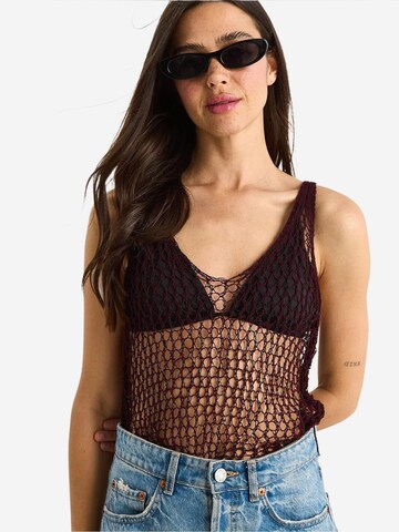 Bianco Lucci - Top de malha em vermelho