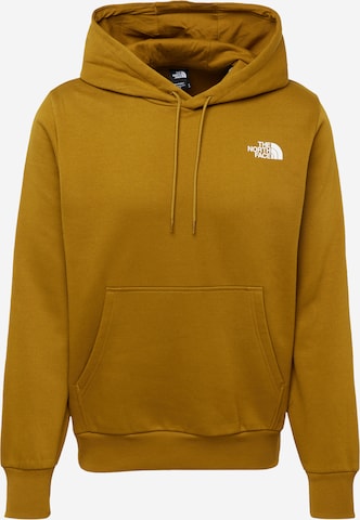 Sweat-shirt 'SIMPLE DOME' THE NORTH FACE en jaune : devant