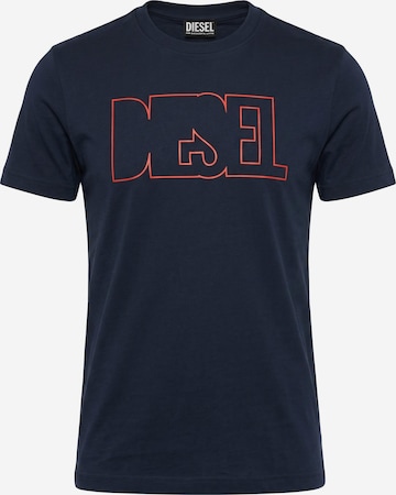 T-Shirt 'T-DIEGOR 250215' DIESEL en bleu : devant