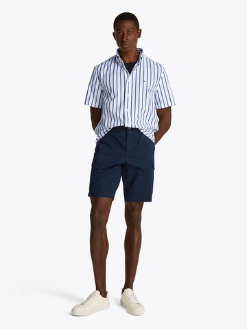 TOMMY HILFIGER Regular fit Overhemd 'Flex' in Blauw