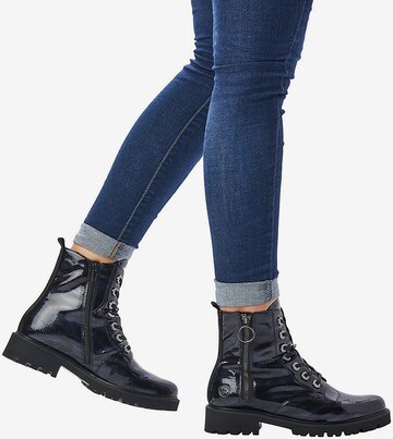 REMONTE Lace-Up Ankle Boots in Blue