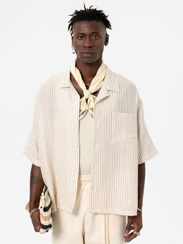 VAMOS CLO Overhemd in Beige: voorkant