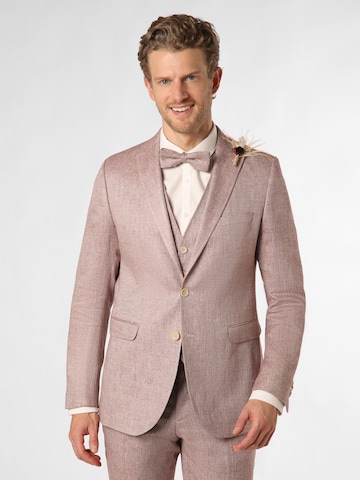 CG CLUB OF GENTS Slim Fit Business-Sakko ' Paul SV ' in Beige: predná strana