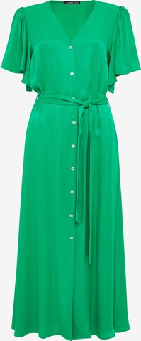 Rochie tip bluză 'Salad' de la Threadbare pe verde: față