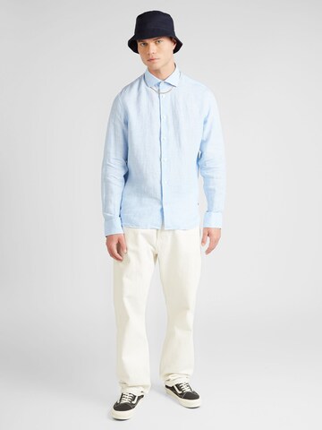 Matinique Regular fit Button Up Shirt 'Marc' in Blue