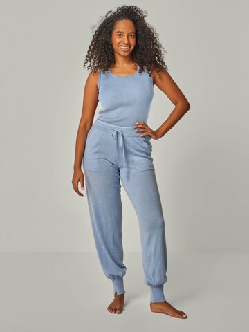 Tops en tricot 'TOP BLOSSOM - Geripptes Merino Top mit Rundhals' YOU LOOK PERFECT en bleu