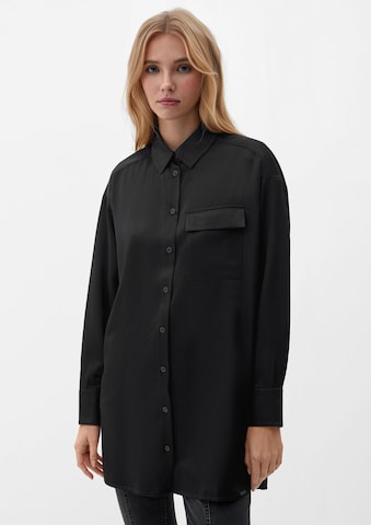 QS Blouse in Black: front