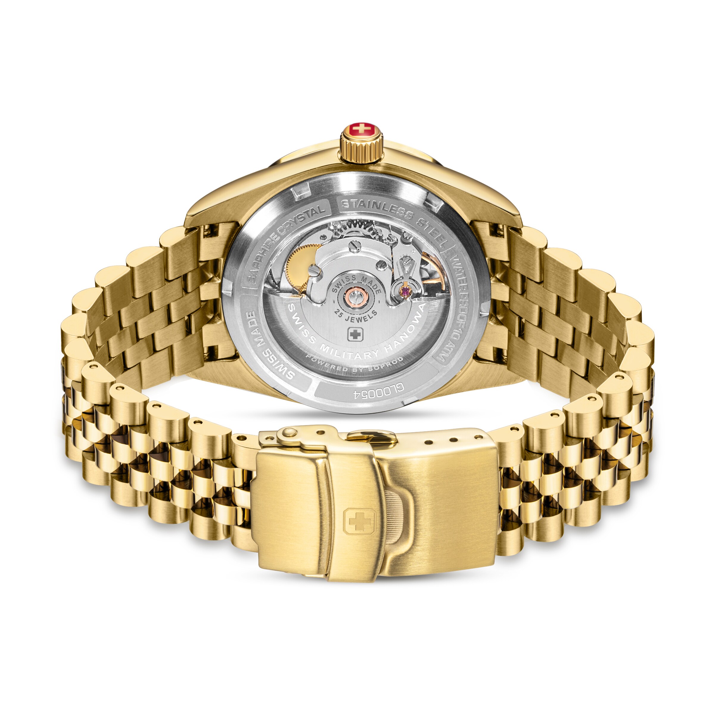 SWISS MILITARY HANOWA Analoguhr 'Master Diligenter' in Gold