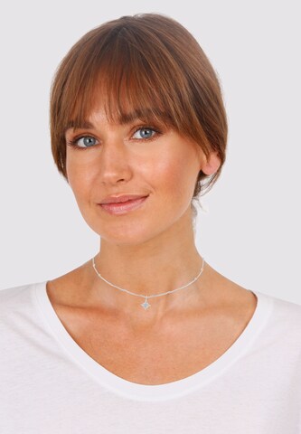 ELLI Halskette Choker, Sterne in Silber: predná strana