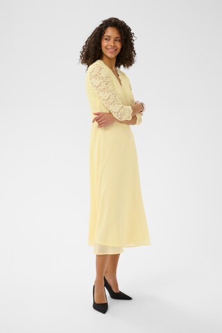 Kaffe Kleid in Gelb