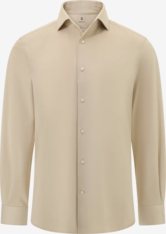 Boggi Milano Hemd in Beige: Vorderseite