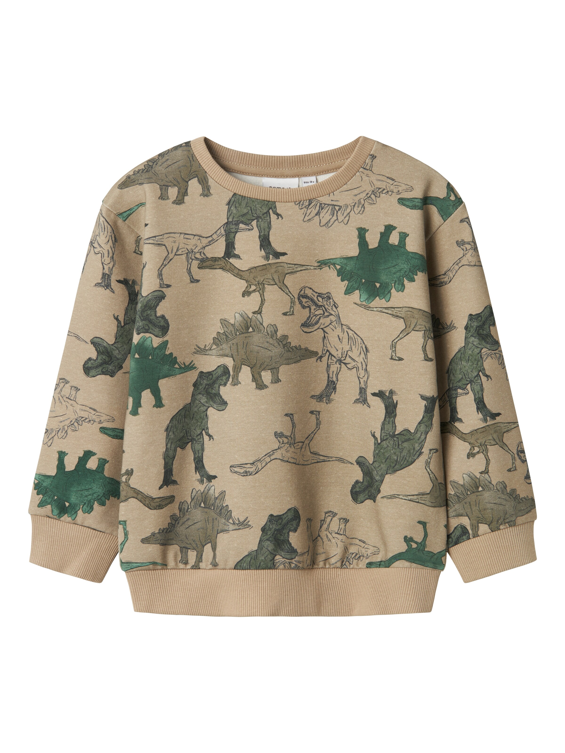 Felpa 'Benja' di NAME IT in beige: frontale