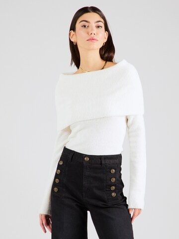 Liu Jo Sweater 'MAGLIA CHIUSA' in Beige: front