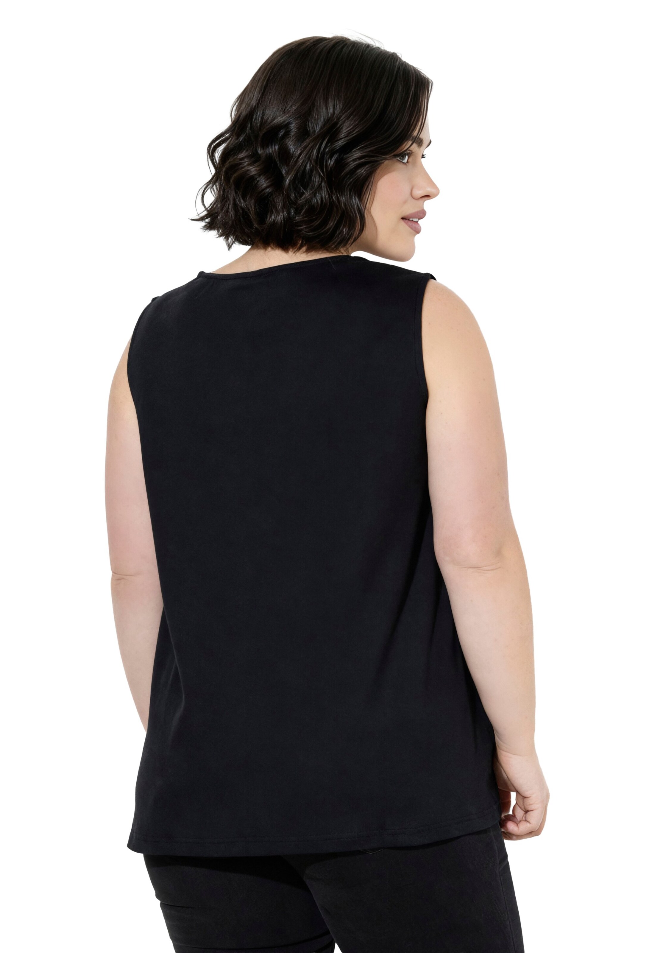 Ulla Popken Top in Schwarz