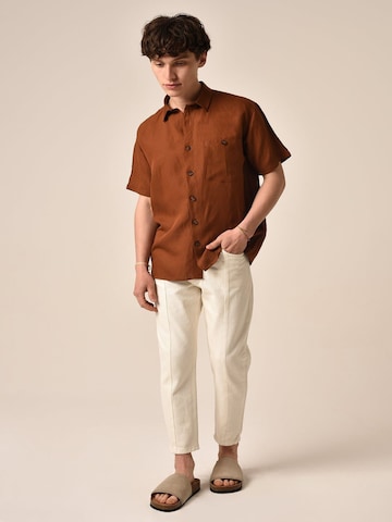 Antioch Comfort fit Overhemd in Bruin